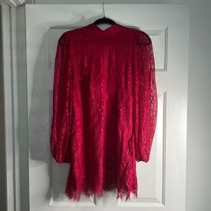 MaEve Pink Lace Dress Size Small